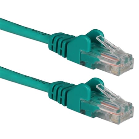 Qvs 75 ft. CAT6 Gigabit Flexible Molded Green Patch Cord CC715-75GN